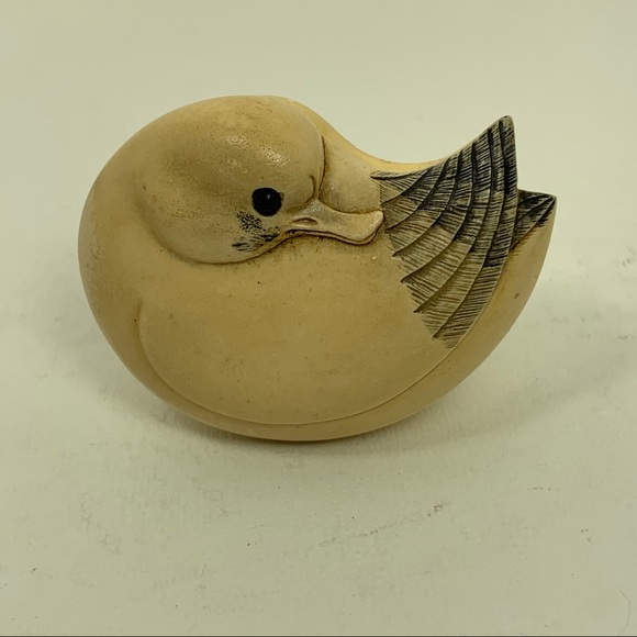 MMA Bird Trinket Box - Faux Scrimshaw Seagull